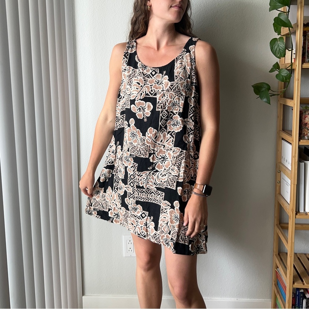 Vintage Botanical Shift Dress